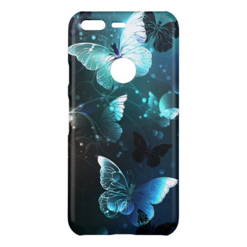 Mint Night Butterflies Uncommon Google Pixel Case