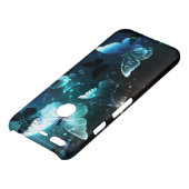 Mint Night Butterflies Uncommon Google Pixel Case (Top)