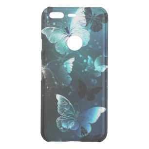 Mint Night Butterflies Uncommon Google Pixel Case