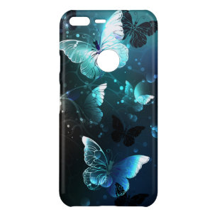 Mint Night Butterflies Uncommon Google Pixel XL Case