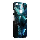 Mint Night Butterflies Uncommon Google Pixel XL Case (Back/Right)