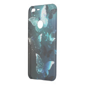 Mint Night Butterflies Uncommon Google Pixel XL Case (Back/Left)