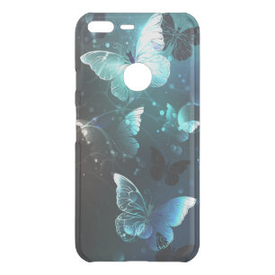 Mint Night Butterflies Uncommon Google Pixel XL Case