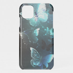Mint Night Butterflies iPhone 11 Case