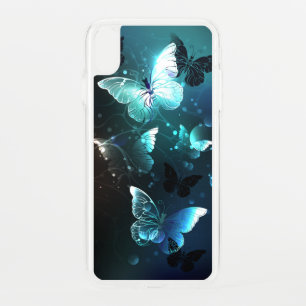 Mint Night Butterflies iPhone XS Max Case