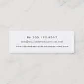 Mint Ombre Micro Mini Business Cards (Back)