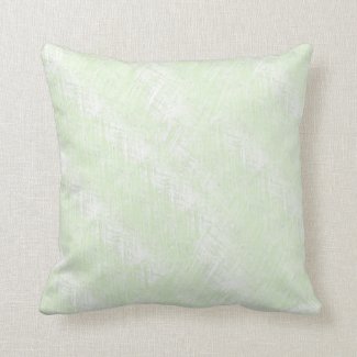 Mint Pastel and White Distressed Pillow 16x16