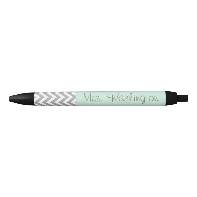 Mint Personalized Teacher's Writing Pen Gift (Front)