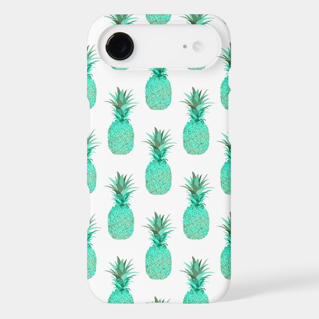 Mint Pineapple Pattern - iPhone 6 Case (Back)