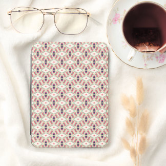 Mint Pink Botanical Lattice Pattern Kindle Cover