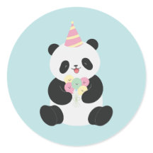 Mint & Pink sweet Panda design