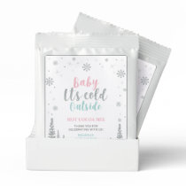 Mint Pink Winter Wonderland Baby It's Cold Outside Hot Chocolate Drink Mix