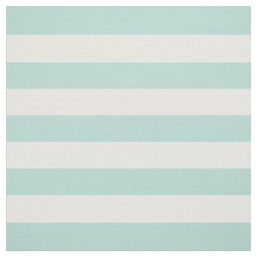 Mint Preppy Stripes Fabric