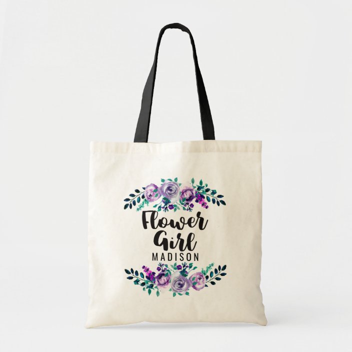 flower girl tote bags
