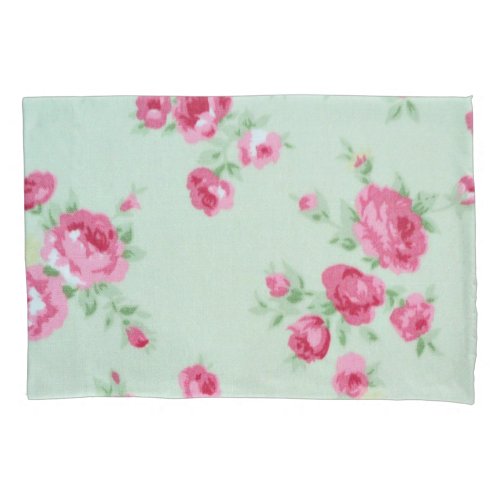 Mint Rose Single Pillowcase