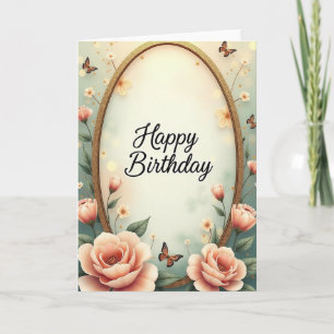 Mint Serene Birthday Card