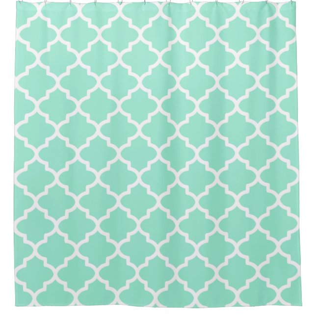  Mint Shower Curtain (Front)