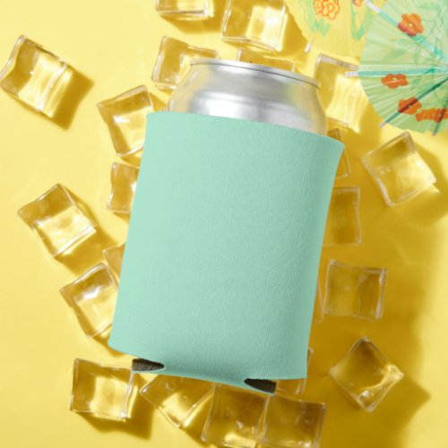 Mint Solid Color Can Cooler