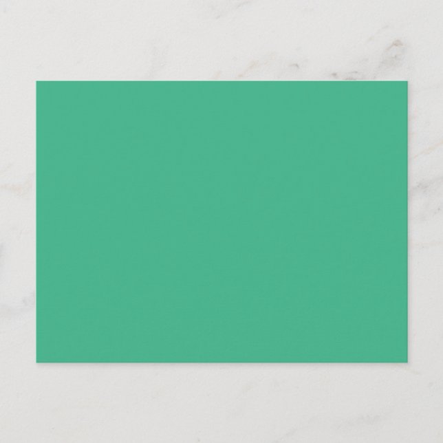 Mint Solid Color Postcard (Front)