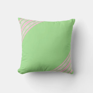 Mint Sorbet Throw Pillow
