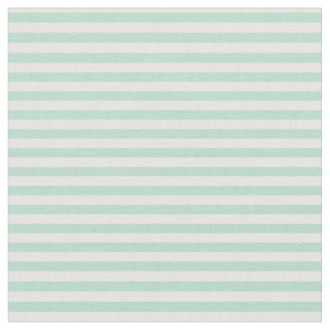 Mint stripe fabric (Close Up)
