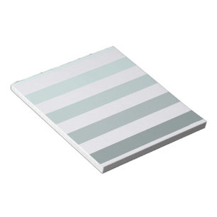 Mint Stripes Ombre Notepad