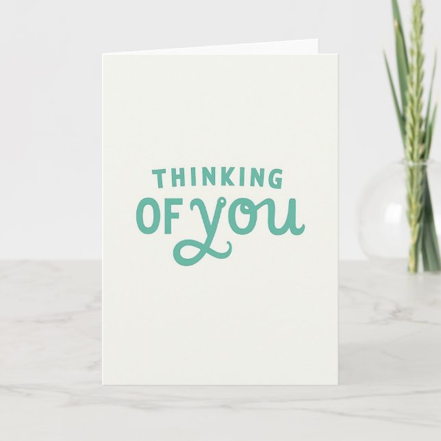 Mint Thinking Of You Card (Front)