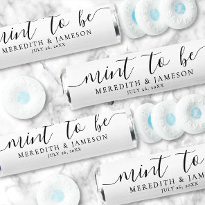 Mint To Be Black White Wedding Breath Savers®
