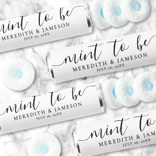 Mint To Be Black White Wedding Breath Savers®