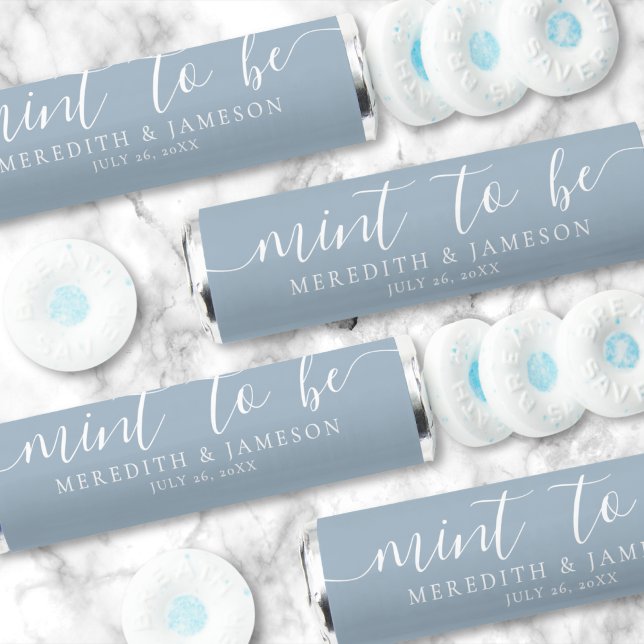 Mint To Be Blue Wedding Breath Savers® (Mint To Be Blue Wedding Breath Savers®)