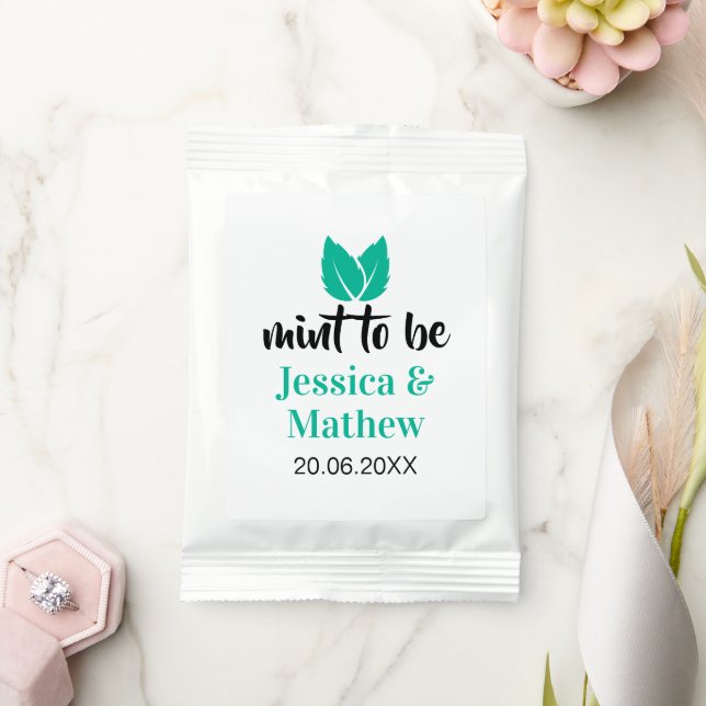 Mint To Be Elegant Wedding Custom Margarita Drink Mix (Wedding)