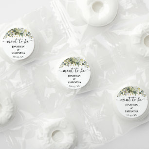 Mint to be Eucalyptus Gold Glitter Wedding Life Saver® Mints