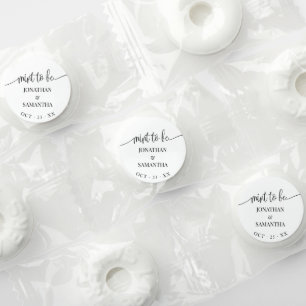 Mint to Be Minimalist Modern Wedding Life Saver® Mints