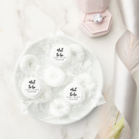 Mint to be modern elegant wedding favor