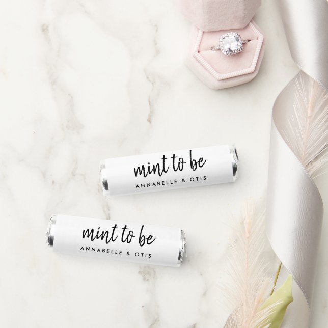 Mint to Be | Modern Fun Wedding Favor Mints (Wedding)