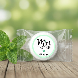 Mint to Be Monogram Wedding Bridal Shower Life Saver® Mints