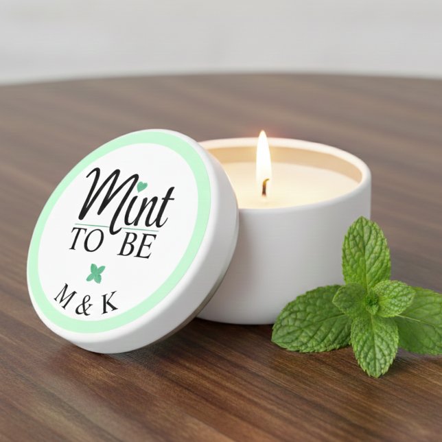 Mint to Be Monogram Wedding Bridal Shower Mini Candle Favors (Mint to Be Monogram Wedding Bridal Shower Mini Candle Favors
)