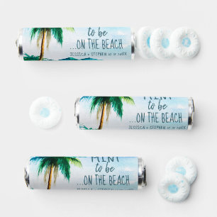 Mint to Be on the Beach Wedding Custom Favor