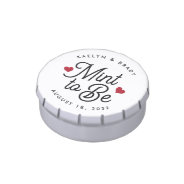 Mint To Be | Personalized Wedding Favor Candy Tin at Zazzle