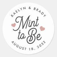 Mint to Be Wedding Favor