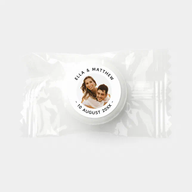 Mint To Be Personalized Wedding Thank You Photo Life Saver® Mints | Zazzle