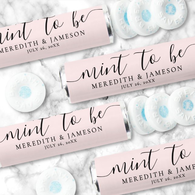 Mint To Be Pink Bridal Shower Breath Savers® (Mint To Be Pink Bridal Shower Breath Savers®)