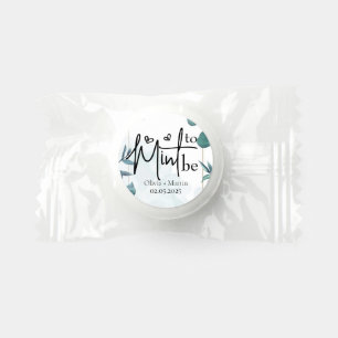 Mint to be Script wedding Bridal Favors