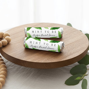 "Mint to Be" Watercolor Mint Leaves Bridal Shower