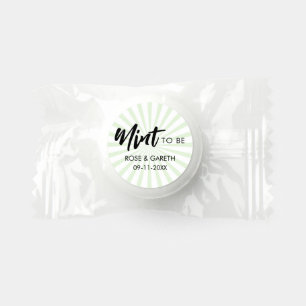 Mint To Be Wedding favor