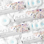 Mint To Be Wildflower Wedding Breath Savers®<br><div class="desc">This mint favor wrapper features a sweet and whimsical layout perfect for weddings or bridal showers. The design includes the phrase "Mint To Be" in a handwritten script font at the center, adding a playful and romantic touch. Beneath it, the couple's names and wedding date are displayed in a classic...</div>