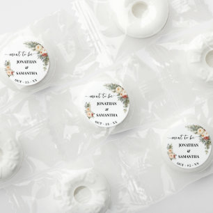 Mint to be Winter White Floral Wedding Sweet Favor