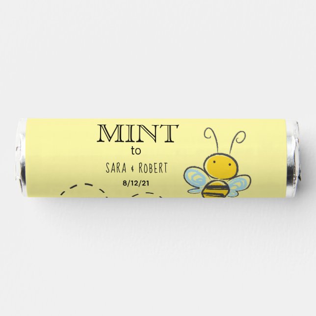 Mint to Bee Wedding Favor (Front)