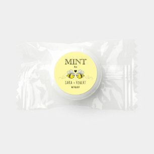 Mint to Bee Wedding Favor Candy Mints