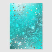 Mint Turquoise Foil Background (Front)